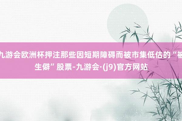 九游会欧洲杯押注那些因短期障碍而被市集低估的“被生僻”股票-九游会·(j9)官方网站