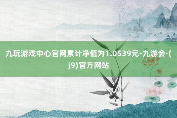 九玩游戏中心官网累计净值为1.0539元-九游会·(j9)官方网站